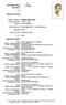 Curriculum Vitae Europass