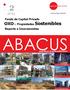 ABACUS. OXO Propiedades Sostenibles. Fondo de Capital Privado. Reporte a Inversionistas. Invertimos Responsablemente. Invertimos Responsablemente