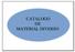 CATALOGO DE MATERIAL DIVERSO