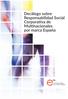 Decálogo sobre Responsabilidad Social Corporativa de Multinacionales por marca España