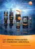 La última innovación en medición eléctrica. Más simple y segura: La nueva era de los instrumentos de medición de Testo.