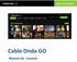 Cable Onda GO. Manual de Usuario