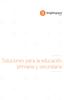 Soluciones para la educación primaria y secundaria