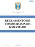 REGLAMENTO DE COMPETICION DE KARATE-DO