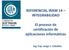 REFERENCIAL IRAM 14 INTEGRABILIDAD. El proceso de certificación de aplicaciones informáticas. Ing. Esp. Jorge L. Ceballos