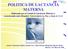 POLITICA DE LACTANCIA MATERNA. Elaborado por el Comité de Lactancia Materna y consensuada entre Hospital Universitario La Paz y Áreas 4, 5 y 6