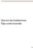 Qué son las Instalaciones Fijas contra Incendio