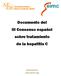 Documento del III Consenso español sobre tratamiento de la hepatitis C