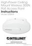 High-Power Ceiling Mount Wireless 300N PoE Access Point Instructions