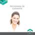 PROGRAMA DE GARANTÍA