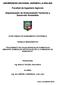 UNIVERSIDAD NACIONAL AGRARIA LA MOLINA. Facultad de Ingeniería Agrícola. Departamento de Ordenamiento Territorial y Desarrollo Sostenible