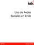 Uso de Redes Sociales en Chile