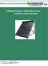 Sistema de Calentamiento Solar Catálogo técnico e informativo sobre el sistema solar heat pipe