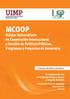 MCOOP. Máster Universitario en Cooperación Internacional y Gestión de Políticas Públicas, Programas y Proyectos de Desarrollo
