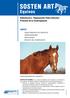 SOSTEN ART. Equinos. Antiartrosico - Regenerador Osteo Articular - Promotor de la Condrogénesis INDICE: