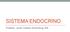 SISTEMA ENDOCRINO. Profesor: Javier Cabello Schomburg, MS