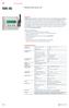 Eficiency Data Server 3G. Características técnicas. Tensión de alimentación 85... 264 Vc.a. / 120... 374 Vc.c. alimentación