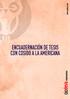 ENCUADERNACIÓN DE TESIS CON COSIDO A LA AMERICANA