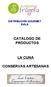 CATÁLOGO DE PRODUCTOS