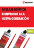 ANCLAJE QUÍMICO BIENVENIDO A LA NUEVA GENERACIÓN NUEVO