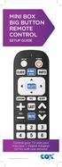 MINI BOX BIG BUTTON REMOTE CONTROL