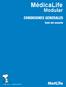 MédicaLife. Modular CONDICIONES GENERALES. Guía del usuario