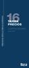16 TARIFA PRECIOS CUARTOS DE BAÑO. Enero 2016 PRECIOS DE VENTA AL PÚBLICO SUGERIDOS