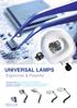 UNIVERSAL LAMPS. Ergonomic & Powerful