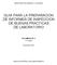GUIA PARA LA PREPARACION DE INFORMES DE INSPECCION DE BUENAS PRACTICAS DE LABORATORIO