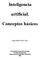 Inteligencia. artificial. Conceptos básicos