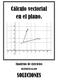 Cálculo vectorial en el plano.