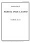 Historia de la Biblia 78 SAMUEL UNGE A DAVID 1 SAMUEL 16:1-13