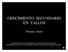 CRECIMIENTO SECUNDARIO EN TALLOS