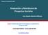 Evaluación y Monitoreo de Proyectos Sociales