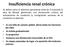 Insuficiencia renal crónica