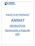 PAGO ELECTRÓNICO ANMAT. INSTRUCTIVO Generación y Pago de VEP