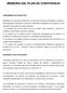 MEMORIA DEL PLAN DE CONVIVENCIA