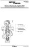 Válvula reductora de presión SRV2 Instrucciones de Instalación y Mantenimiento