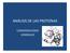 ANÁLISIS DE LAS PROTEÍNAS CONSIDERACIONES GENERALES