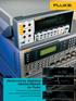Multímetros digitales 8845A/8846A de Fluke. Precisión y versatilidad para aplicaciones en sistemas y bancos de trabajo