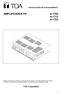 AMPLIFICADOR PA A-1706 A-1712 A-1724