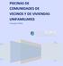 PISCINAS DE COMUNIDADES DE VECINOS Y DE VIVIENDAS UNIFAMILIARES. Consejos Útiles