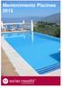 Mantenimiento Piscinas 2013