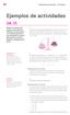 Ejemplos de actividades