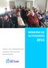 MEMORIA DE ACTIVIDADES