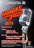 III CONCURSO DE KARAOKE 2014: