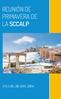 Reunión de Primavera de la SCCALP