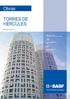 TORRES DE HÉRCULES. Obras. Masterseal 304. Datos de la obra: Hidrofugación Torres de Hércules. Lugar: CÁDIZ. Empresa Aplicadora: JAM. Fecha:. 2009.