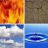 El agua, el fuego y la tierra, son los tres elementos básicos conocidos desde el