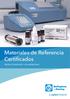 Materiales de Referencia Certificados REFRACTÓMETROS Y POLARÍMETROS